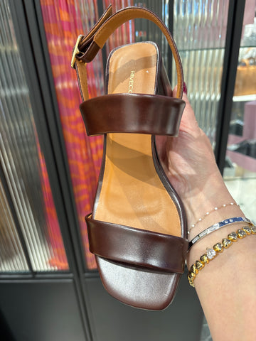 Sandales 624 marron chocolat