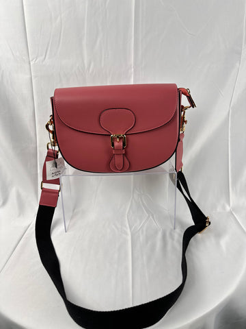 SAC CUIR PORTE TRAVERS LISSE AVEC BOUCLE ET GROSSE SANGLE (SCC1203)