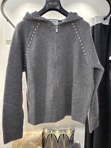 Gilet à capuche avec strass