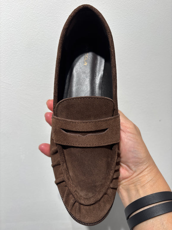 158 mocassin chocolat