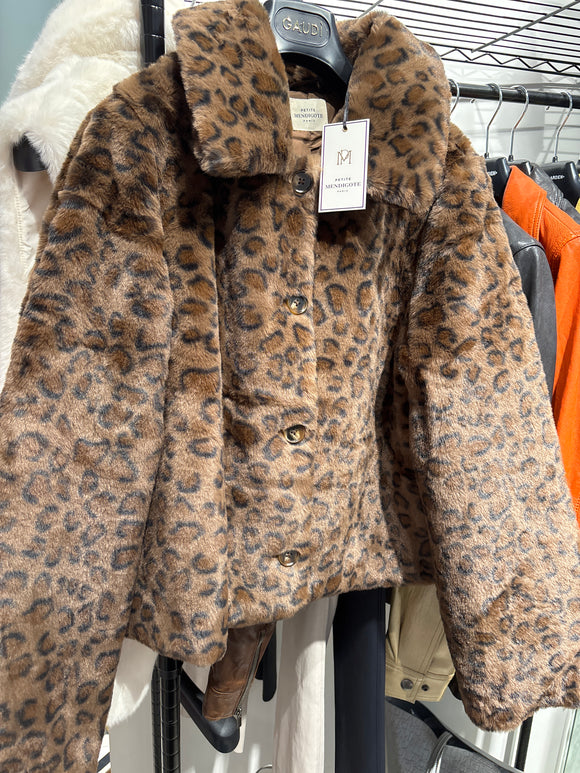 Manteau oprah léopard