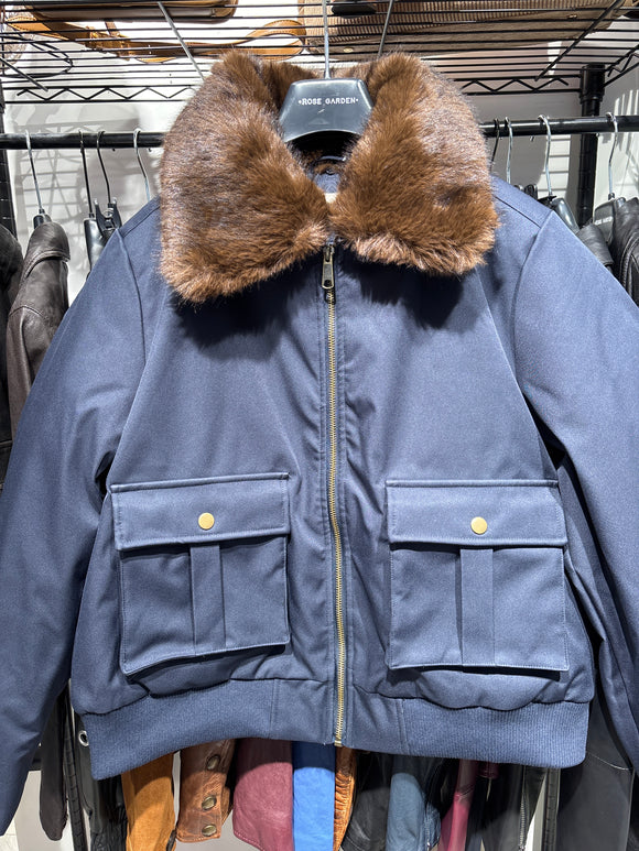 Blouson Teddy Marine