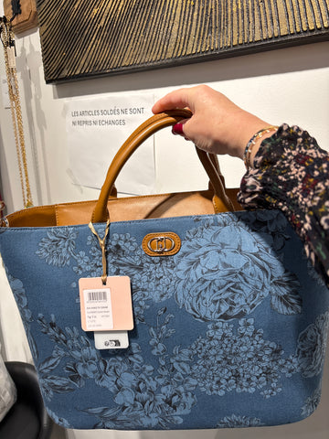 AA6219 denim flowers