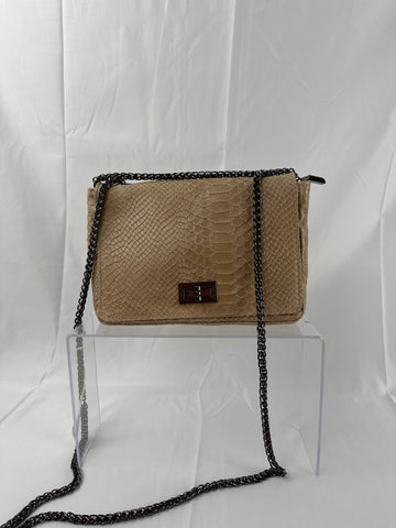 SAC CUIR PORTE EPAULE PETIT MODELE FACON ANIMAL FERMOIR RECTANGULAIRE (SCC1207)