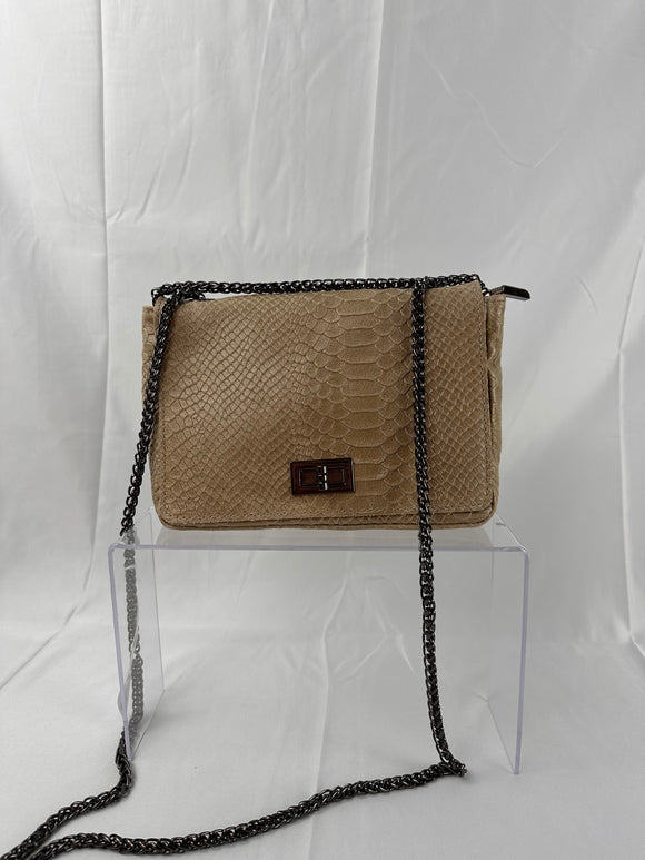 SAC CUIR PORTE EPAULE PETIT MODELE FACON ANIMAL FERMOIR RECTANGULAIRE (SCC1207)