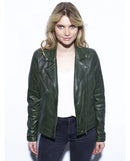PERFECTO CUIR FEMME OLYMPE LAMB VITA KAKI-2