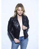 PERFECTO CUIR FEMME OLYMPE LAMB VITA NOIR-1