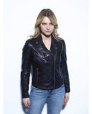 PERFECTO CUIR FEMME OLYMPE LAMB VITA NOIR-3
