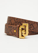 Ceinture dorée écoconçue à imprimé-3