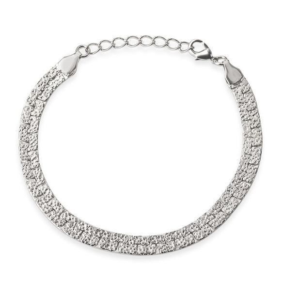 BRACELET CHAINE PLATE DOREE A L'OR FIN LOVELY DAY