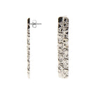 Boucles d'oreilles chaine plate dorées à l'or fin-2