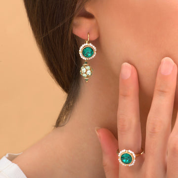 BOUCLES D'OREILLES CALISTE (CAL03DO/PV)