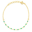 CHAINE CHEVILLE EMERAUDE + PENDENTIF LUNE (LOD021320-V-LUN)-1