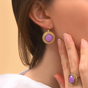 BOUCLES D'OREILLES LOUISE (LOU05DO-2/R)