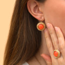BOUCLES D'OREILLES LOUISE (LOU05DO-1/R)-1