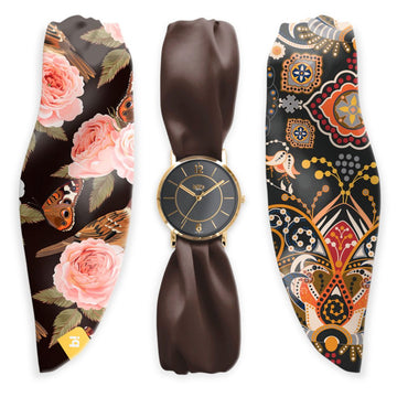 Montre Trend Satin – Brown Gold