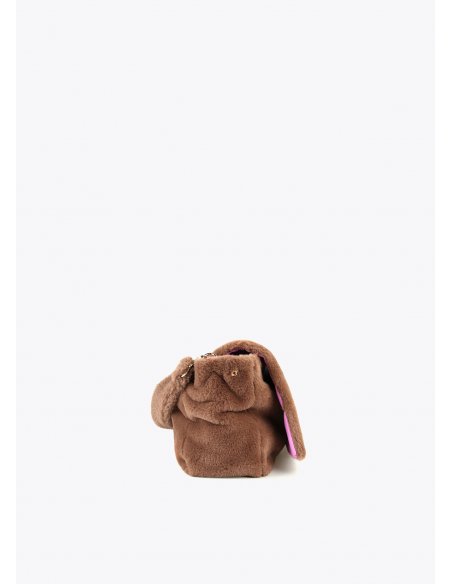 Besace fourrure marron Lola Casademunt
