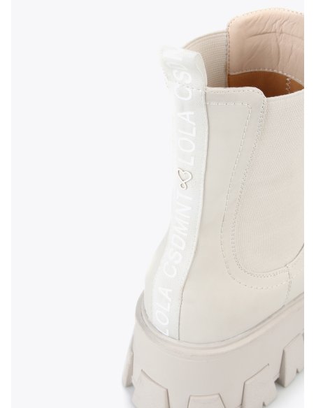 Bottines Blanches Lola Casademunt
