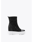 Bottines noires avec diamants Lola Casademunt-4