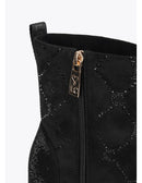 Bottines noires avec diamants Lola Casademunt-5