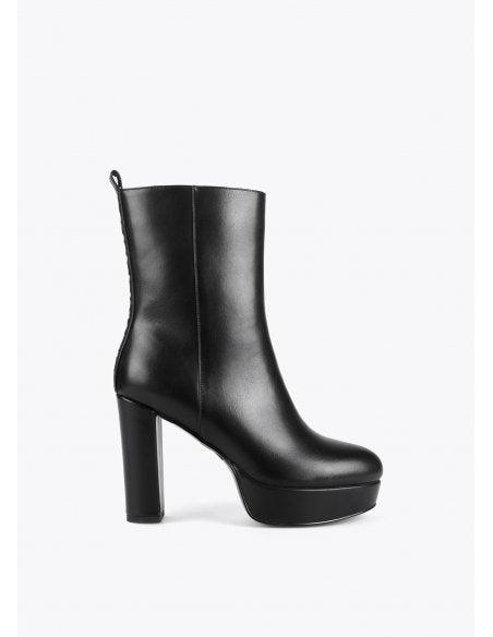 Bottines de plate-forme noire Lola Casademunt
