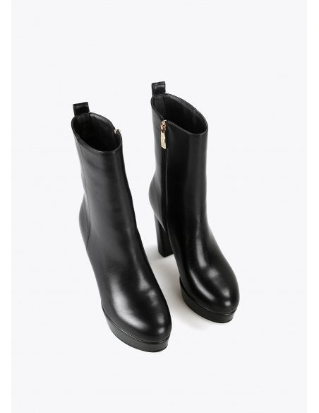 Bottines de plate-forme noire Lola Casademunt