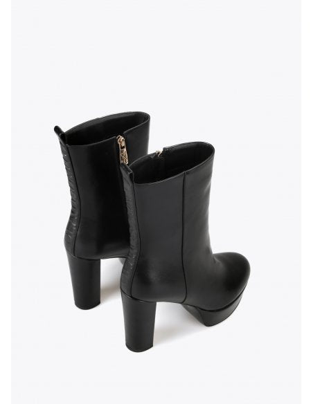 Bottines de plate-forme noire Lola Casademunt
