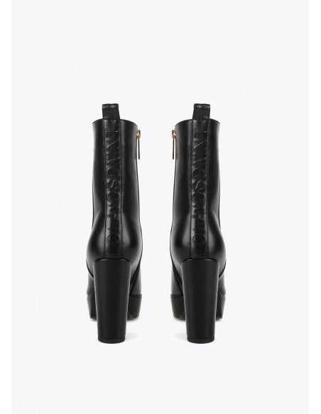 Bottines de plate-forme noire Lola Casademunt