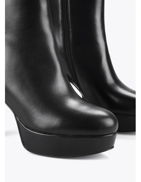 Bottines de plate-forme noire Lola Casademunt