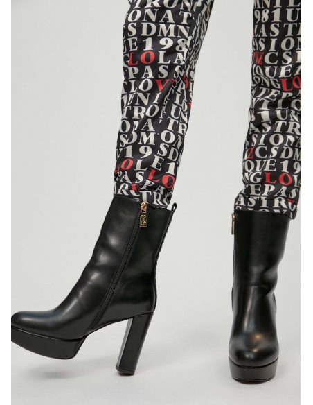 Bottines de plate-forme noire Lola Casademunt