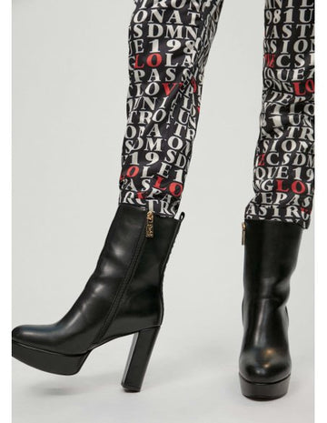 Bottines de plate-forme noire Lola Casademunt