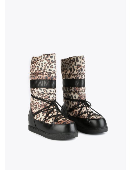 Bottes de neige imprimé animal Lola Casademunt