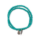 BRACELET-COLLIER 2 en 1 (2 TOURS ADO ET F TURQUOISE ANGEL)-5