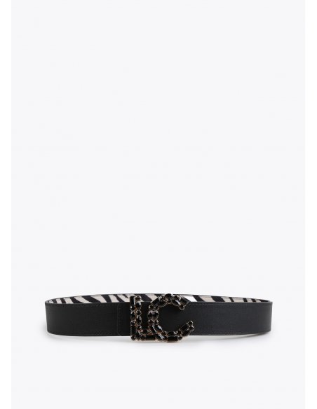 Ceinture réversible boucle avec pierres Lola Casademunt