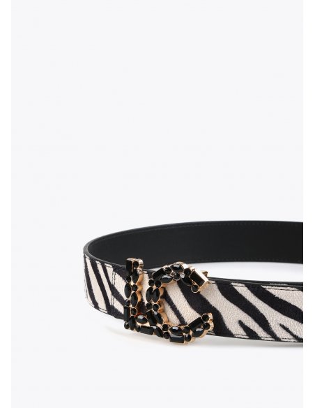 Ceinture réversible boucle avec pierres Lola Casademunt