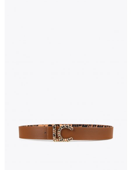 Ceinture réversible imprimé animal Lola Casademunt
