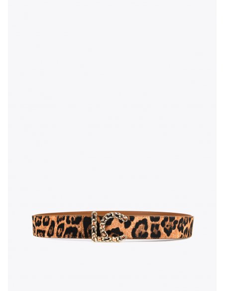 Ceinture réversible imprimé animal Lola Casademunt