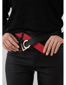 Ceinture réversible noire et rouge Lola Casademunt-3