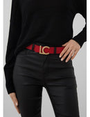 Ceinture réversible noire et rouge Lola Casademunt-4