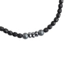BRACELET-COLLIER 2 en 1 (6 TOURS F NOIR VERO)-3