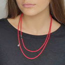 BRACELET-COLLIER (6 TOURS F ROUGE VIR)-1