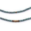 BRACELET-COLLIER (6 TOURS F TURQUOISE DUST VERO)-3