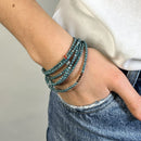 BRACELET-COLLIER (6 TOURS F TURQUOISE DUST VERO)-1