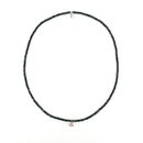 BRACELET-COLLIER 2 en 1 (3 TOURS NOIR ROCK PINK MATAKI)-4