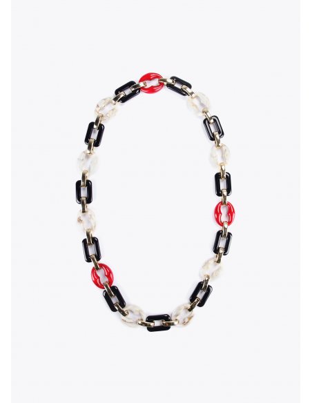 Collier long à maillons combinés Lola Casademunt