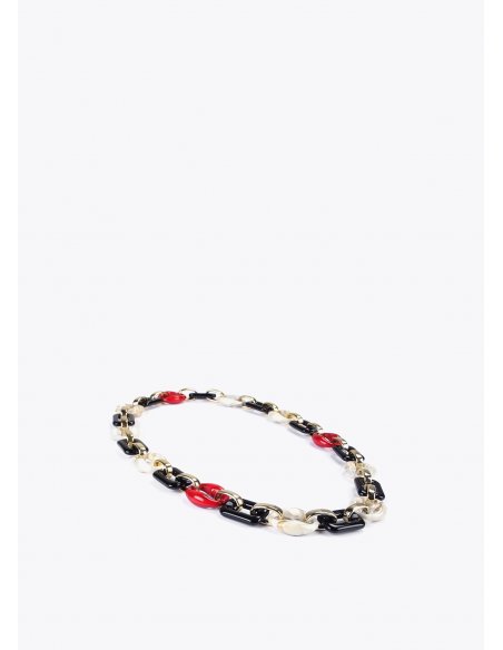 Collier long à maillons combinés Lola Casademunt