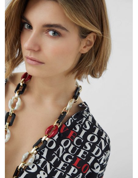 Collier long à maillons combinés Lola Casademunt