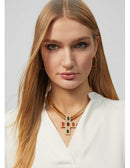 Collier long avec pendentif en forme de croix Lola Casademunt-1