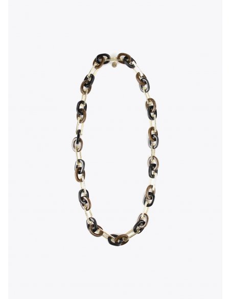 Collier long combiné avec anneaux Lola Casademunt