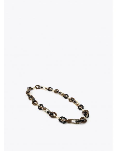 Collier long combiné avec anneaux Lola Casademunt